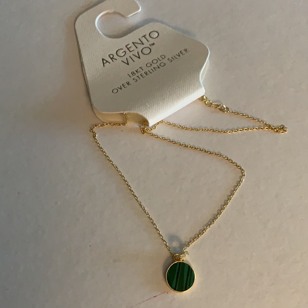 ARGENTO VIVO STERLING SILVER Pave Circle Pendant